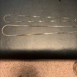 Set of vintage chain necklaces.